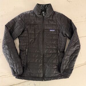 Patagonia Nano Puff Full Zip Primaloft Jacket Women’s XS Black